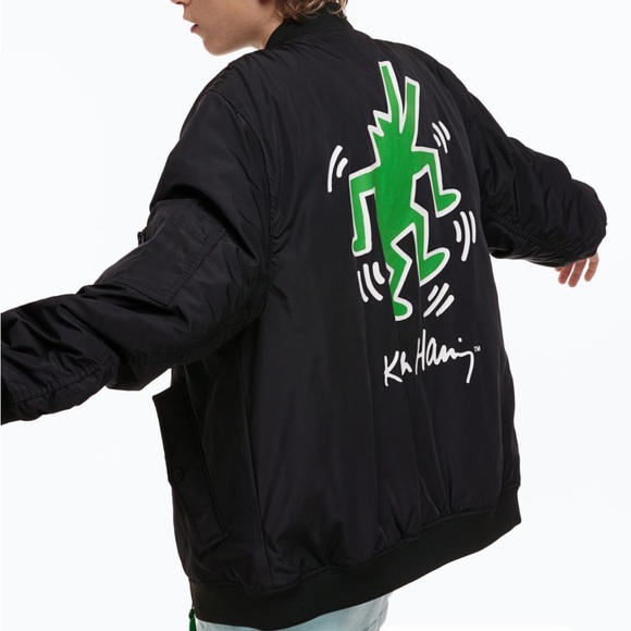 H&M x Keith Haring Bomber Jacket - Picture 2 of 5